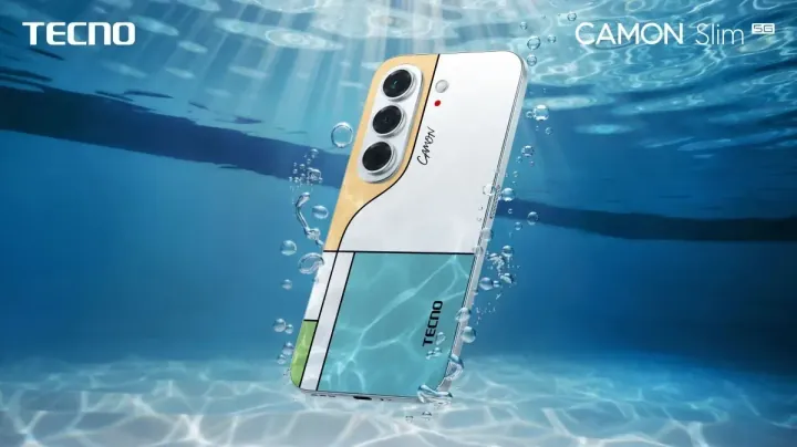 Tecno Camon Slim 5G удивил сочетанием тонкого корпуса и батареи 6000 мАч: защита IP69K и камера Sony
